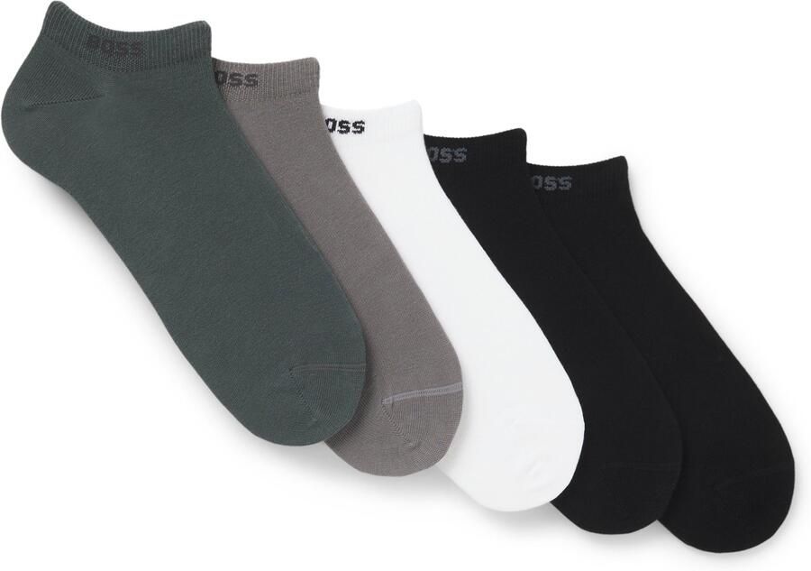 BOSS Sneakersokken 5P AS Uni CC met -label (set 5 paar) - Foto 4