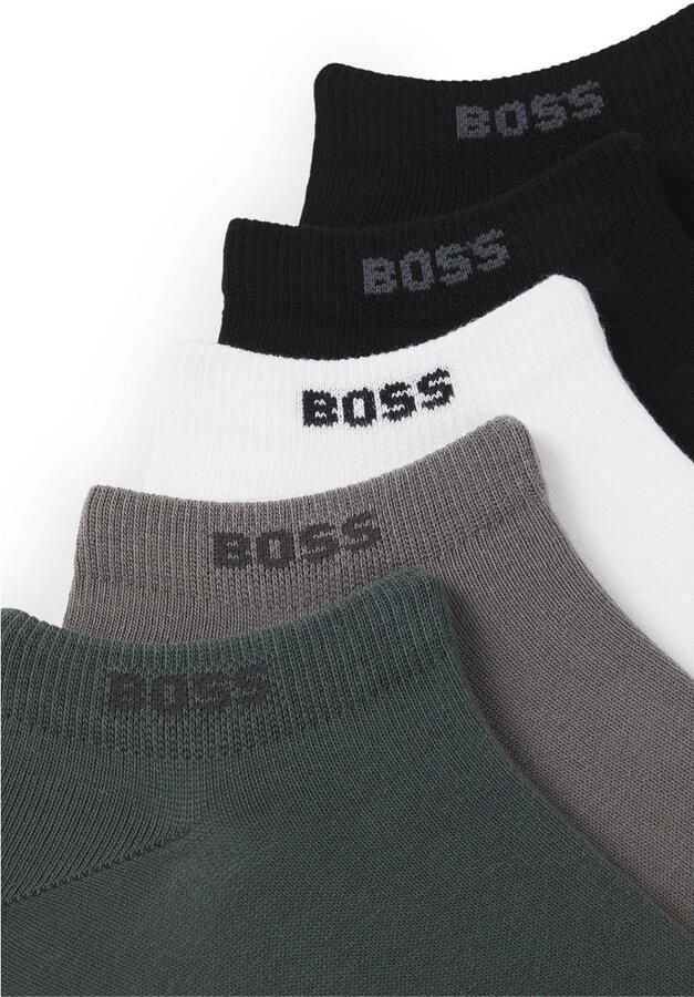 BOSS Sneakersokken 5P AS Uni CC met -label (set 5 paar) - Foto 2