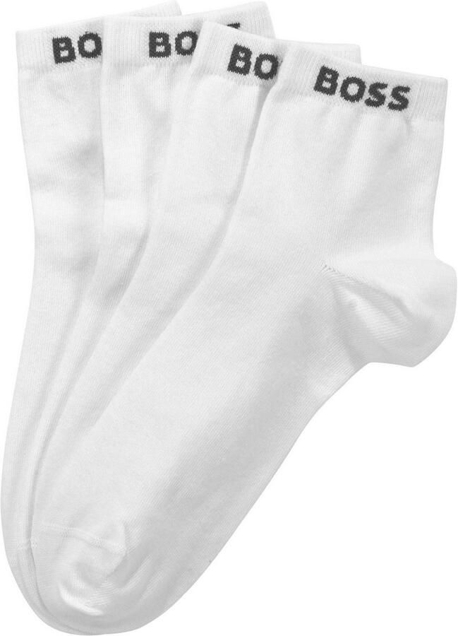 BOSS Sneakersokken met ingenaaide merkopdruk (set 2 paar) - Foto 3