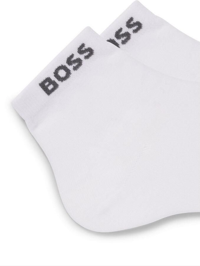 BOSS Sneakersokken met ingenaaide merkopdruk (set 2 paar) - Foto 2