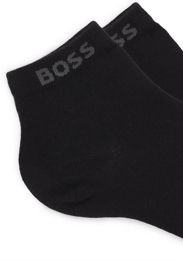 BOSS Sneakersokken met ingenaaide merkopdruk (set 2 paar) - Foto 4
