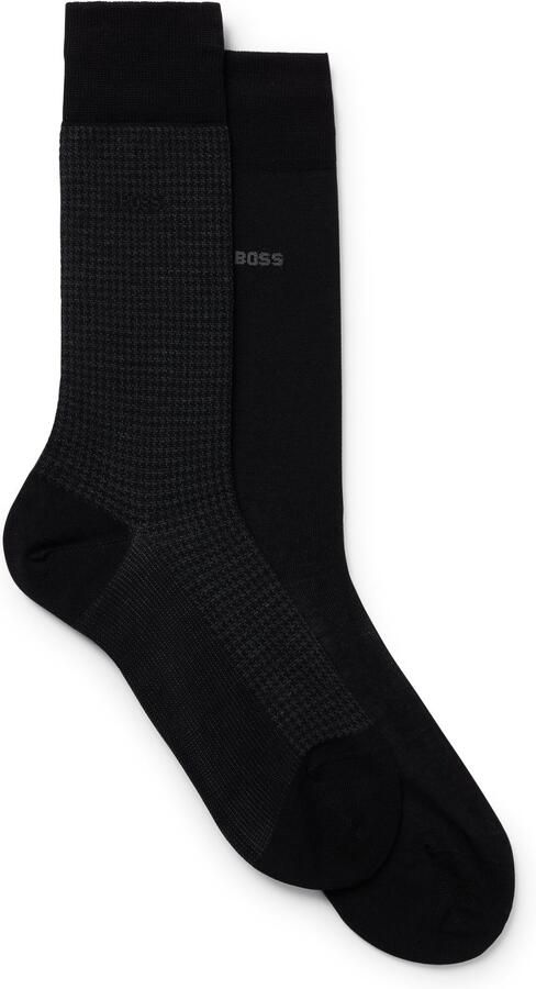 BOSS Sokken 2P Houndstooth MC met geborduurd merklogo (2 paar Set van 2) - Foto 8