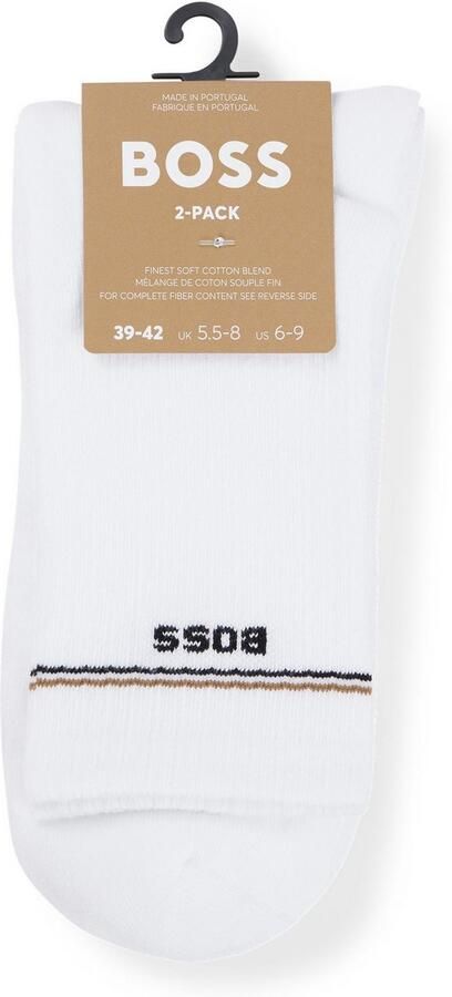 Boss Sokken met labelstitching model 'Iconic' in een set van 2 paar - Foto 12