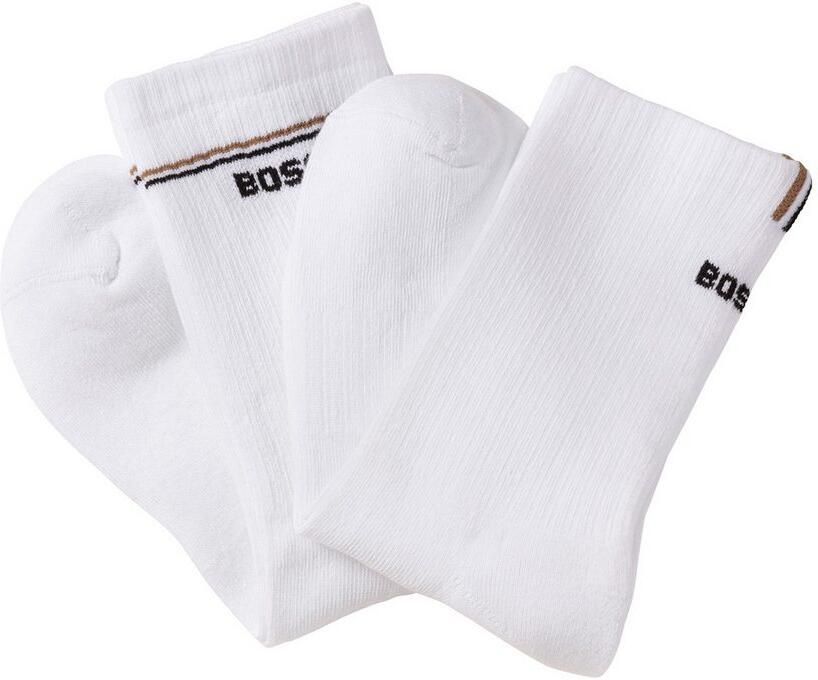 Boss Sokken met labelstitching model 'Iconic' in een set van 2 paar - Foto 4