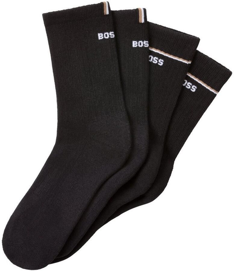 Boss Sokken met labelstitching model 'Iconic' in een set van 2 paar - Foto 4