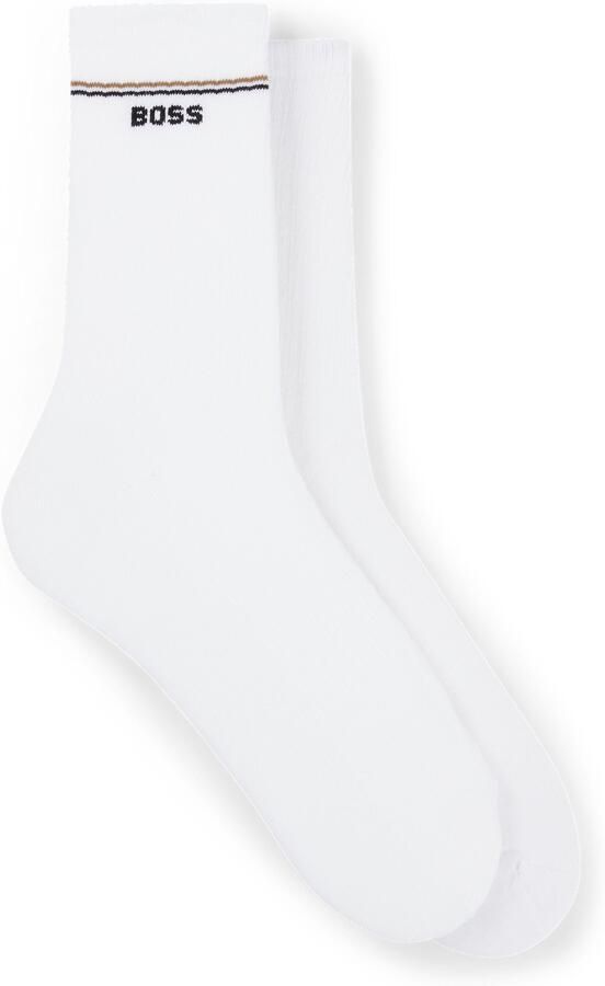 Boss Sokken met labelstitching model 'Iconic' in een set van 2 paar - Foto 7