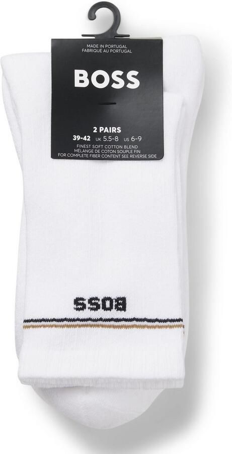 Boss Sokken met labelstitching model 'Iconic' in een set van 2 paar - Foto 11