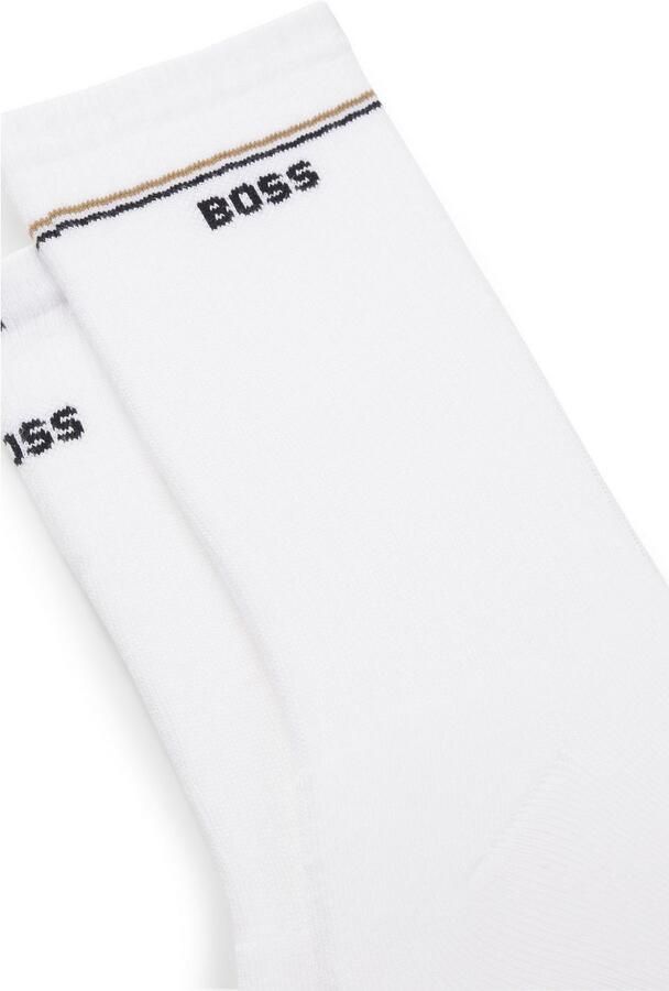 Boss Sokken met labelstitching model 'Iconic' in een set van 2 paar - Foto 5