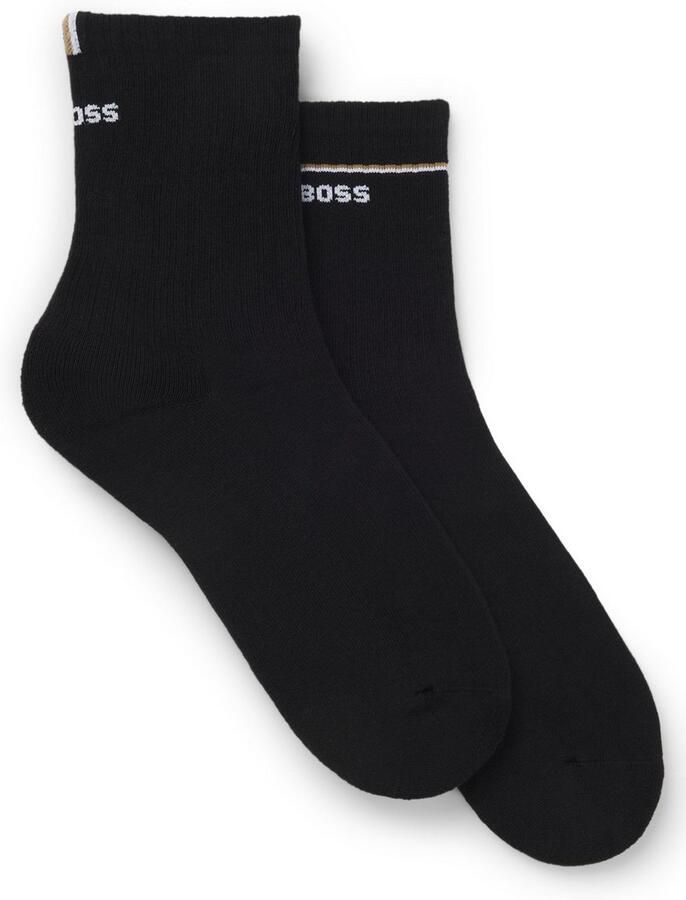 Boss Sokken met labelstitching model 'Iconic' in een set van 2 paar - Foto 5