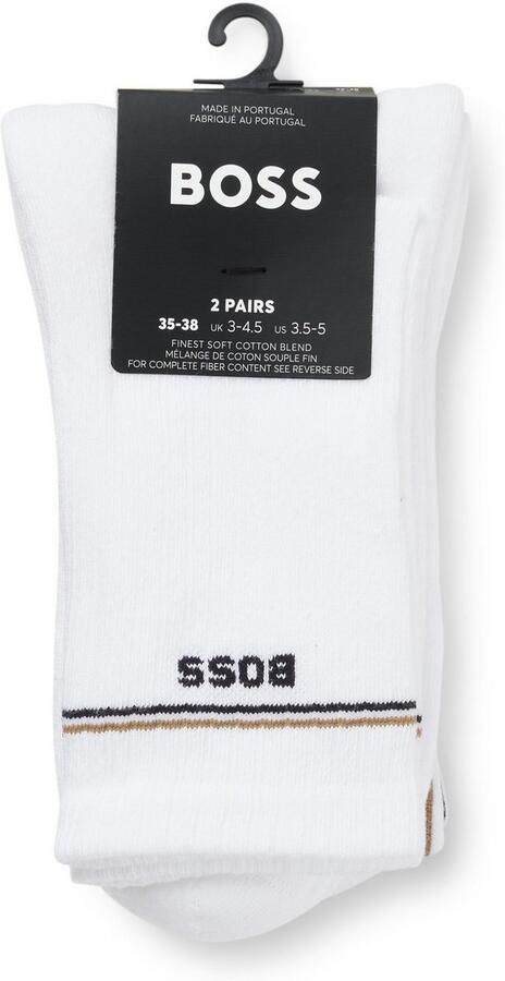 Boss Sokken met labelstitching model 'Iconic' in een set van 2 paar - Foto 10