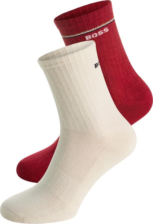 BOSS Sokken 2P QS Iconic CC W met logo-opdruk (set 2 paar 2 stuks) - Foto 2