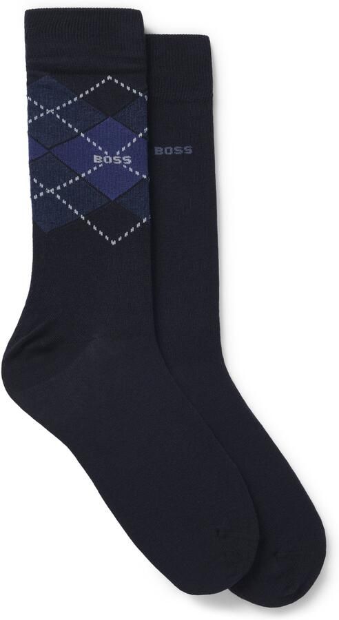 Boss Sokken met labeldetail in een set van 2 paar - Foto 6
