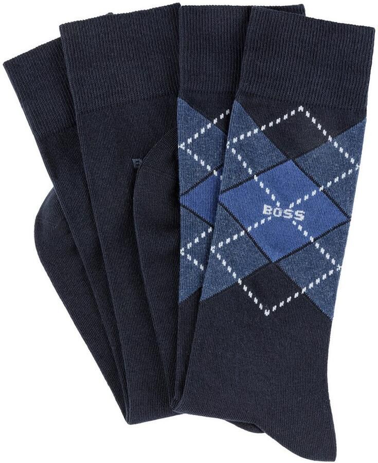 Boss Sokken met labeldetail in een set van 2 paar - Foto 2