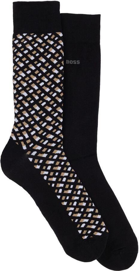 Boss Sokken met labeldetail in een set van 2 paar - Foto 6