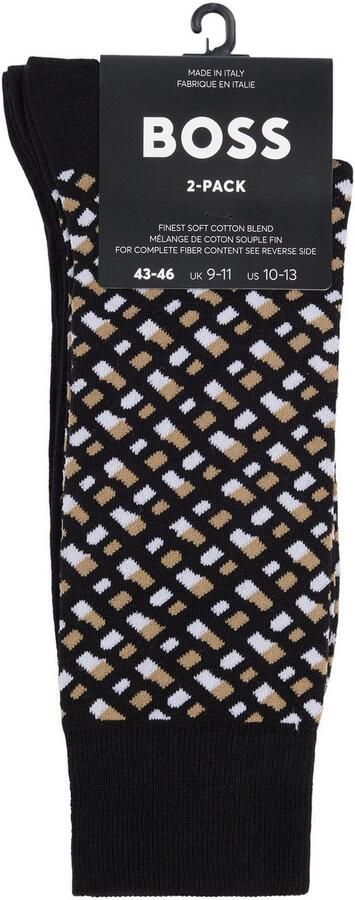 Boss Sokken met labeldetail in een set van 2 paar - Foto 5