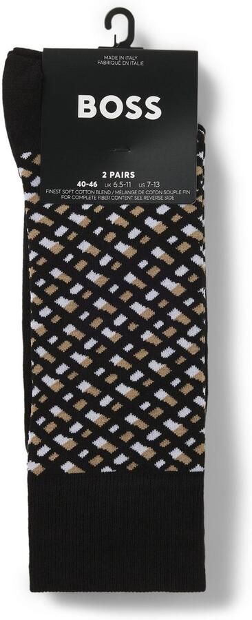 Boss Sokken met labeldetail in een set van 2 paar - Foto 4