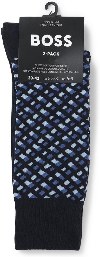 Boss Sokken met labeldetail in een set van 2 paar - Foto 3