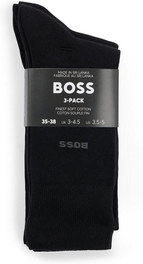 Boss Sokken met labeldetail in een set van 3 paar - Foto 5