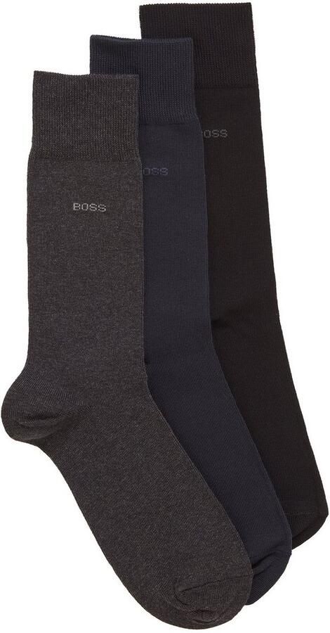 Boss Sokken met labeldetail in een set van 3 paar - Foto 4
