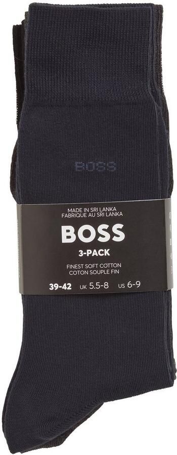 Boss Sokken met labeldetail in een set van 3 paar - Foto 7