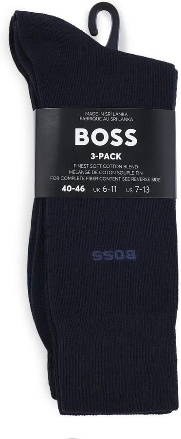 Boss Sokken met labeldetail in een set van 3 paar - Foto 6