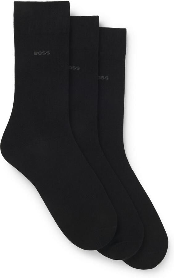 Boss Sokken met labeldetail in een set van 3 paar - Foto 4