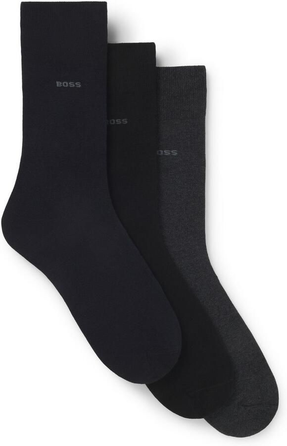 Boss Sokken met labeldetail in een set van 3 paar - Foto 3