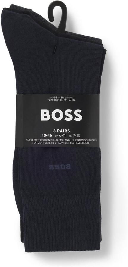Boss Sokken met labeldetail in een set van 3 paar - Foto 5