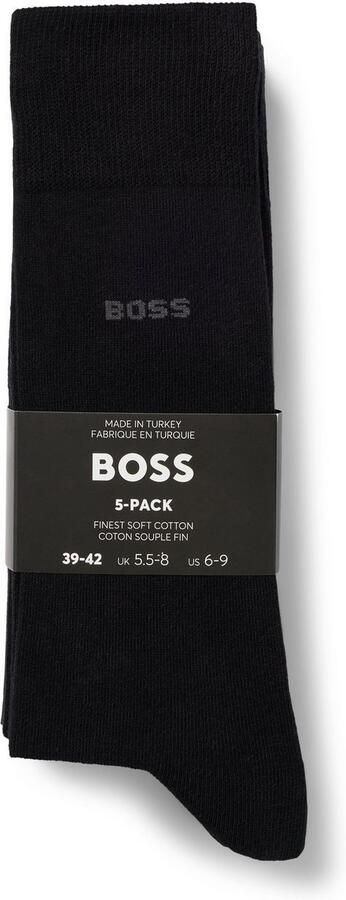 BOSS Sokken 5P Uni Color CC in klassieke uni-kleur (5 paar) - Foto 9