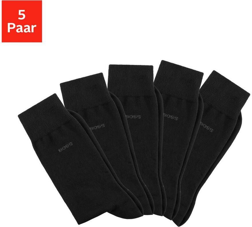 BOSS Sokken 5P Uni Color CC in klassieke uni-kleur (5 paar) - Foto 2