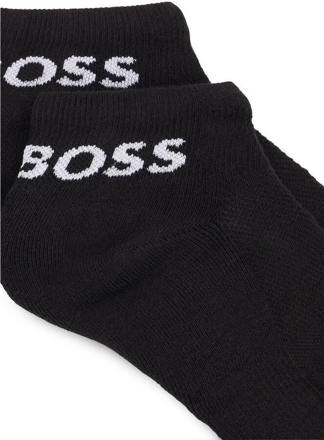 BOSS sneakersokken met logo set van 2 zwart - Foto 5