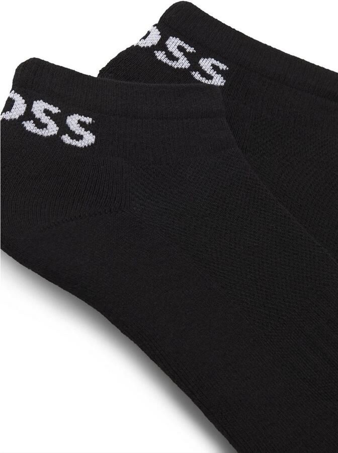 BOSS sneakersokken met logo set van 2 zwart - Foto 4