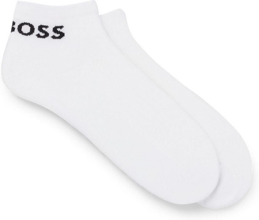 BOSS sneakersokken met logo set van 2 wit - Foto 3