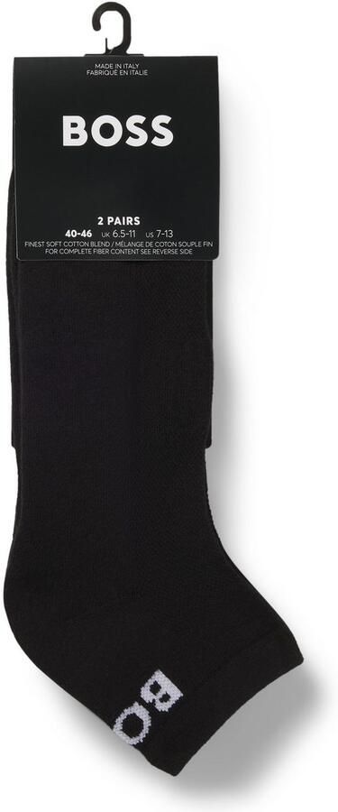 BOSS sneakersokken met logo set van 2 zwart - Foto 7