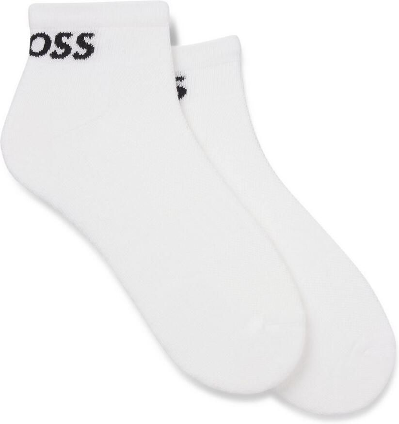 BOSS sneakersokken met logo set van 2 wit - Foto 2