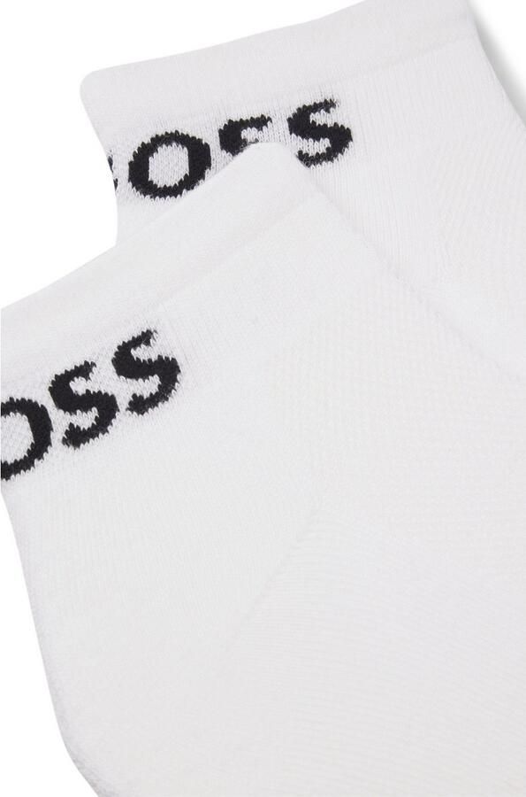 BOSS sneakersokken met logo set van 2 wit - Foto 4