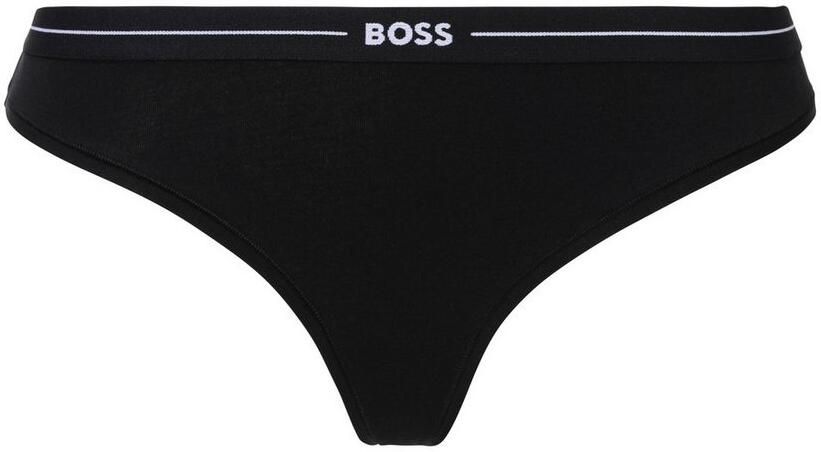 BOSS String 3P THONG met -logo tailleband (3 stuks) - Foto 5