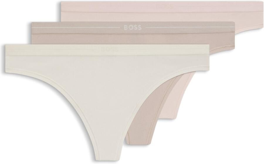 BOSS String 3P THONG met -logo tailleband (3 stuks) - Foto 8