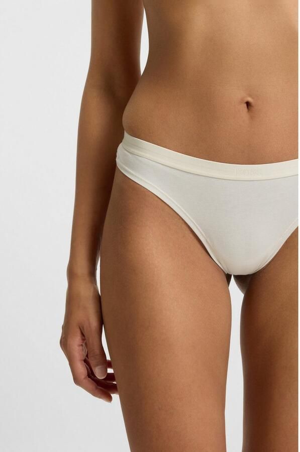 BOSS String 3P THONG met -logo tailleband (3 stuks)