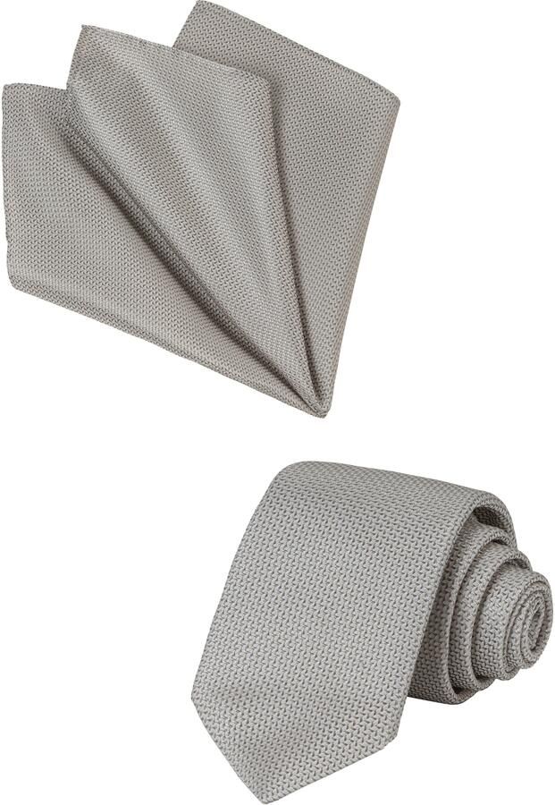 Boss Stropdas Set pochet en stropdas. met structuurpatroon classic premium (set 2 stuks) - Foto 2