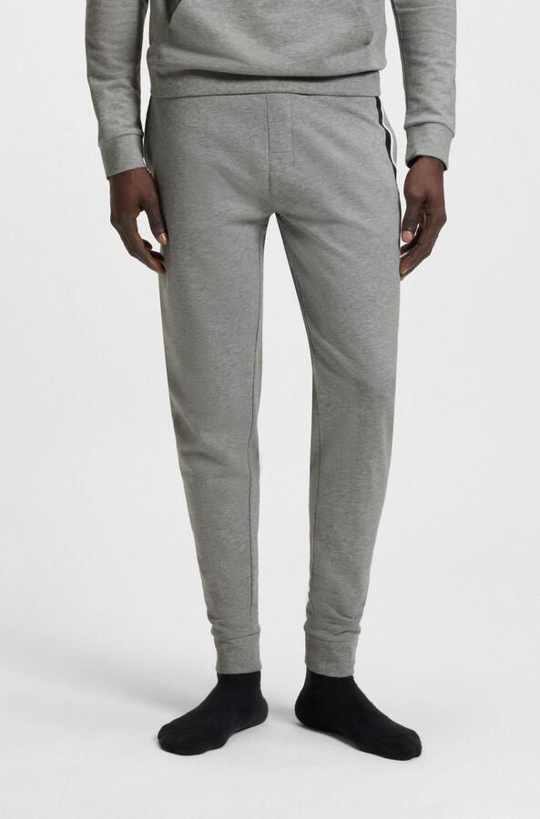 BOSS Sweatbroek Authentic Pan met logo-opschrift opzij - Foto 8