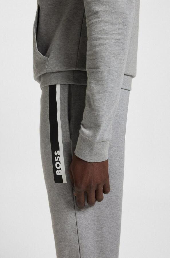 BOSS Sweatbroek Authentic Pan met logo-opschrift opzij - Foto 2