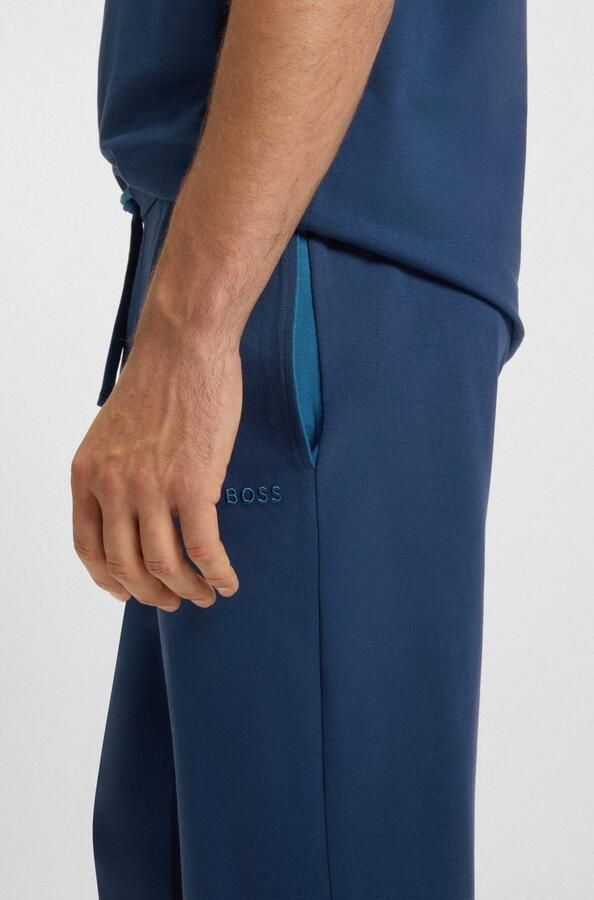 Boss Regular fit sweatpants van katoenmix