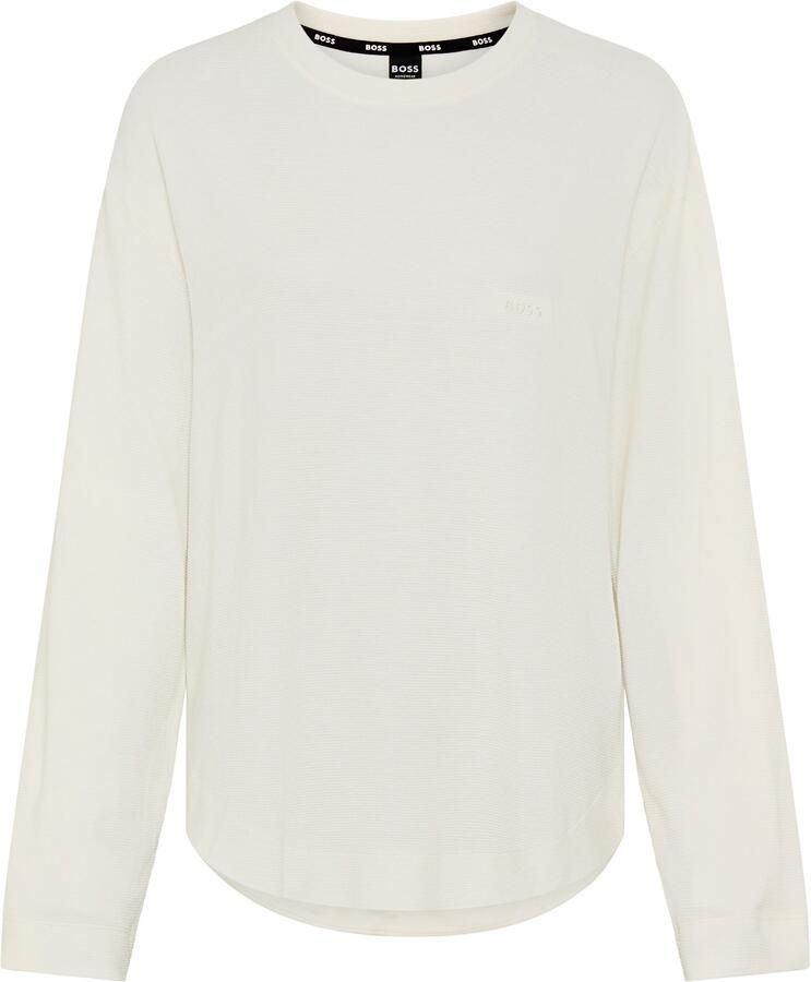 Boss Oversized sweatshirt met labelstitching model 'OTTOMAN'