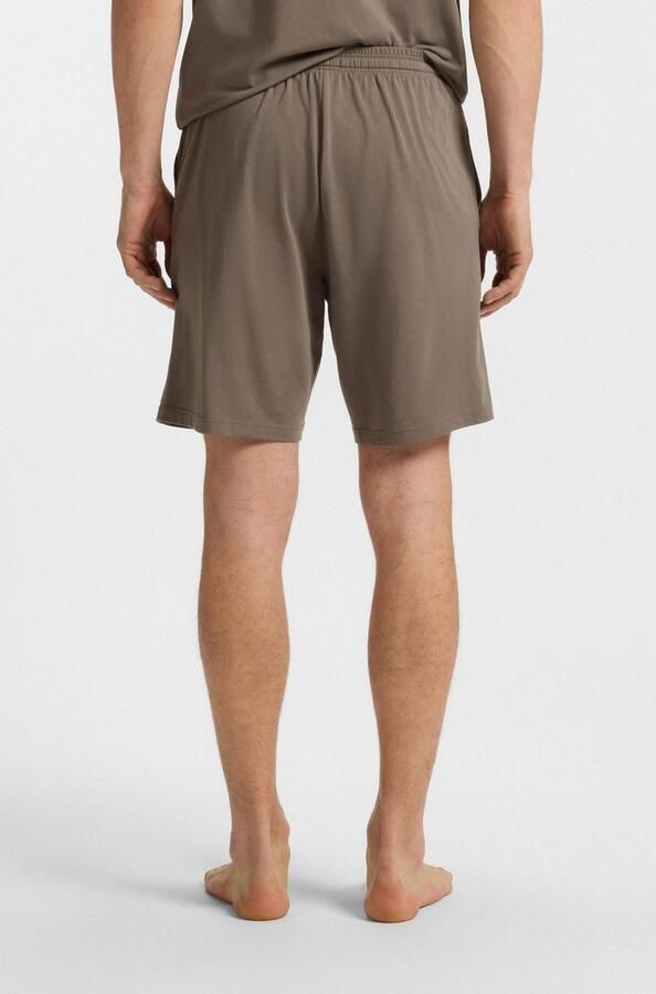 Boss Regular fit sweatshorts van een mix van katoen en elastaan - Foto 2