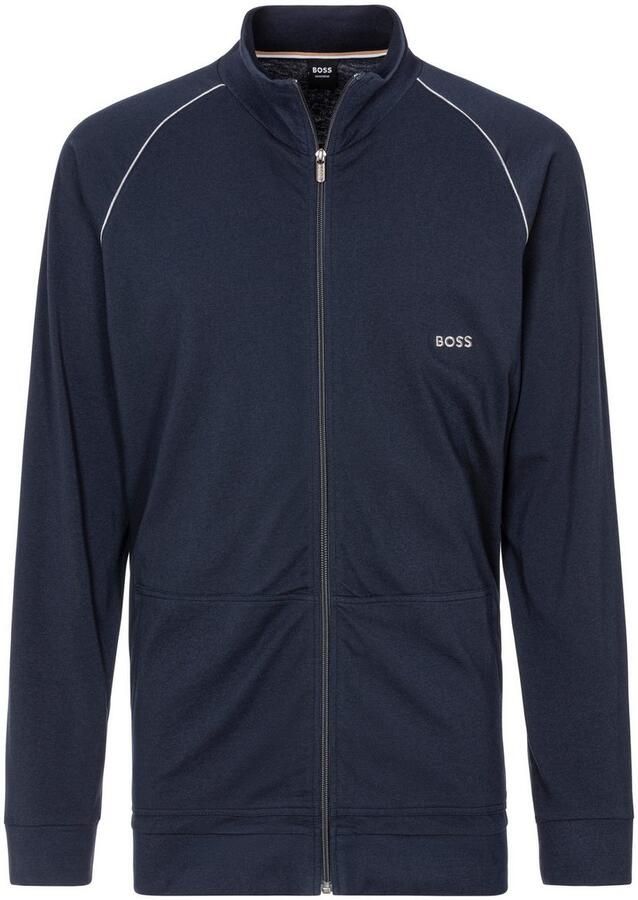 BOSS Sweatvest met geborduurd logo