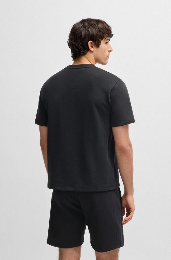 BOSS T-shirt David met groot logoborduursel - Foto 4