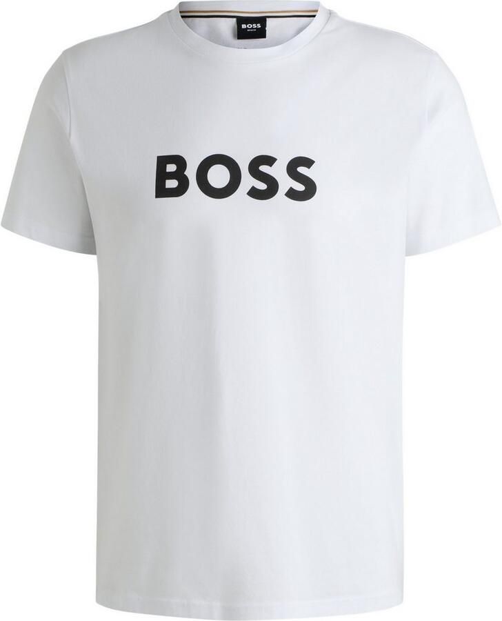 Boss T-shirt met labelprint model 'Basic Logo' - Foto 2