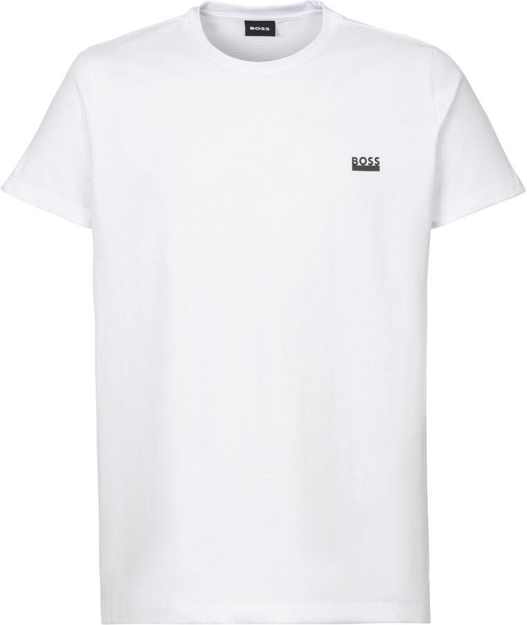 BOSS T-shirt Ronde hals jersey klein logo regular fit - Foto 2