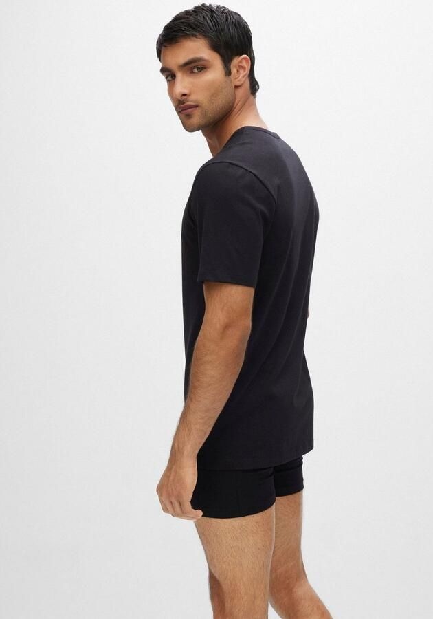 Boss T-shirt met labelstitching in een set van 3 stuks model 'Classic' - Foto 11